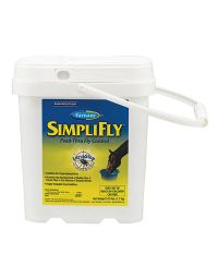 FARNAM SimpliFly Feed-Thru Fly Control, Pellet, Green, Alfalfa, 3.75 lb 