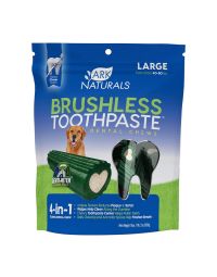 ARK NATURALS Brushless Toothpaste, Dog Dental Chews for Large Breeds, 18oz