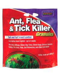 BONIDE 60613 Ant, Flea & Tick Killer Granules, 10 lbs