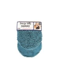 Dog Gone Smart Dirty Dog Shammy, Pacific Blue, 13in X 31 in