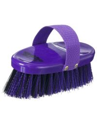 Tough1 Comfort Grip Angled Medium and Soft Bristle Brush, Purple