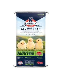 KALMBACH® Start Right® Chick Feed Crumbles 18% Protein
