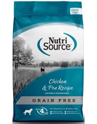 26 lbs. - NutriSource - Chicken and Pea Recipe (Grain Free)