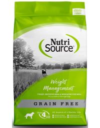 26 lbs. - Nutrisource Weight Management Recipe Grain Free