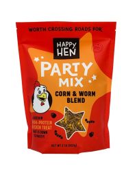 Happy Hen Party Mix, Corn & Mealworm Blend, 2 lbs.