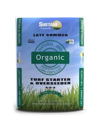 Suståne Step 3 Late Summer Turf Starter & Overseeder Organic Fertilizer 4-6-4 30 lbs