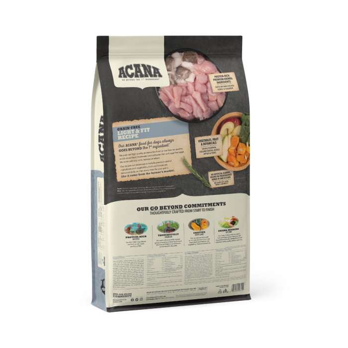 Acana Light Fit Formula Dog Food Spikes Houles Feed