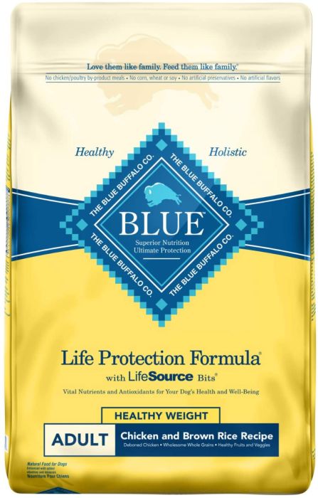 Blue wilderness healthy weight chicken top