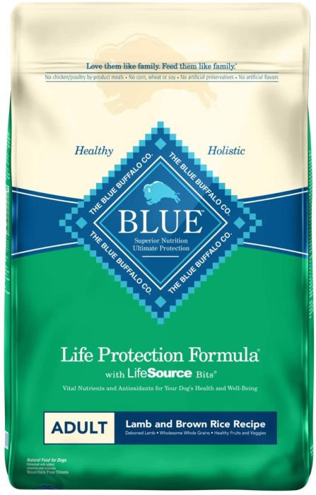 Blue Buffalo Life Protection Formula Lamb and Brown Rice Adult Recipe Dog Food Spikes Houles Feed