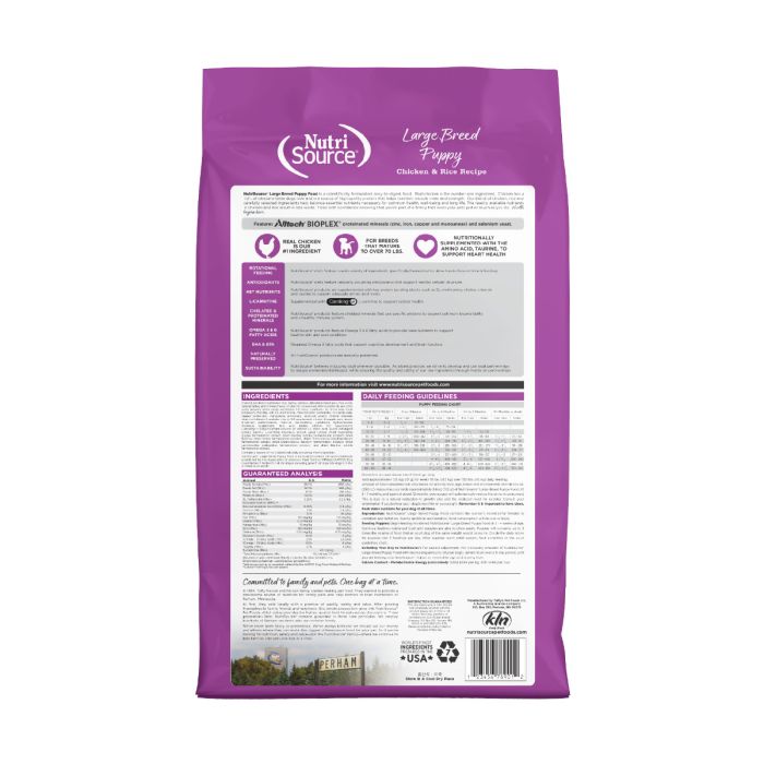 Nutrisource breed puppy chicken and rice dog food shop
