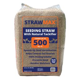 StrawMax Bagged Seeding Straw with Tackifier | Spikes & Houles Feed