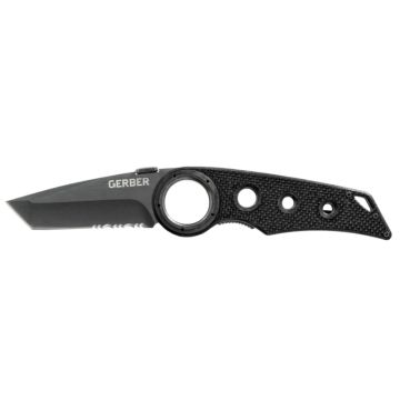 Gerber Steel Remix Tactical Folding Knife, Black 