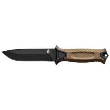 Gerber High Carbon Steel Fixed Blade Knife,  Brown