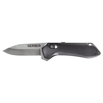 Gerber Highbrow Steel Folding Knife, Black 