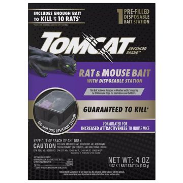 Tomcat Advanced Brand™ Rat & Mouse Bait with Disposable Station, 1ok