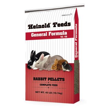 Heinold General Formula Rabbit Pellets, 40 lb bag