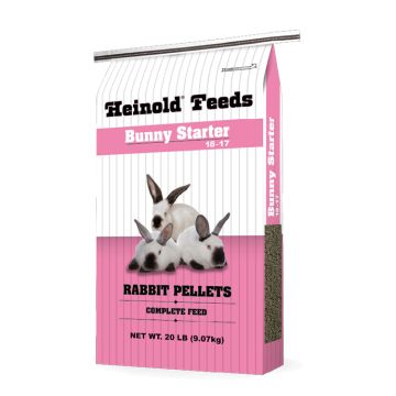 Heinold Bunny Starter Rabbit Pellets, 20 lb bag