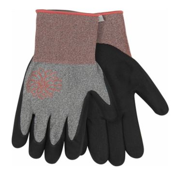 KINCO® Nylon-Spandex Knit Shell & CoolCoat™ Micro-Foam Nitrile Palm Gloves Heather Gray