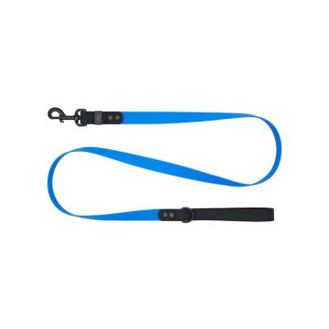 RC Pets Waterproof Leash, Sapphire/Black, 5 Feet