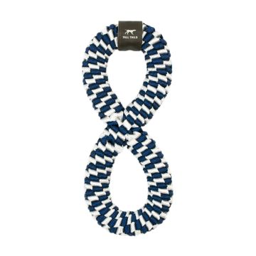 Tall Tails Navy Braided Infinity Tug Dog Toy