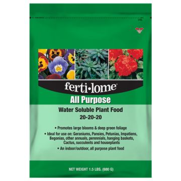 ferti•lome® All Purpose Water Soluble Plant Food Granules 20-20-20