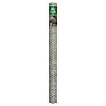 Yardgard Galvanized Poultry Netting, 1-In. Mesh, 20-Ga., 60-In. x 50-Ft. 