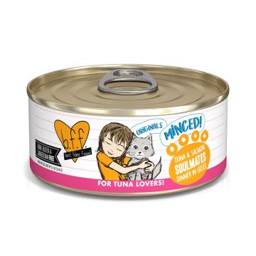 Weruva BFF Originals "Soulmates" Grain-Free Tuna & Salmon in Gelée Can 5.5oz