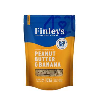 Finley's Peanut Butter Banana Crunchy Biscuits, 6OZ