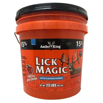 Antler King Lick Magic Apple Flavor Deer Attractant, 23 lb.