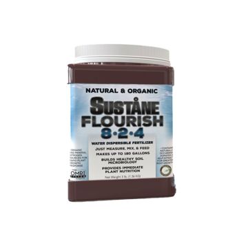 Suståne Flourish Water-Dispersible Fertilizer 8-2-4, 3lb jar