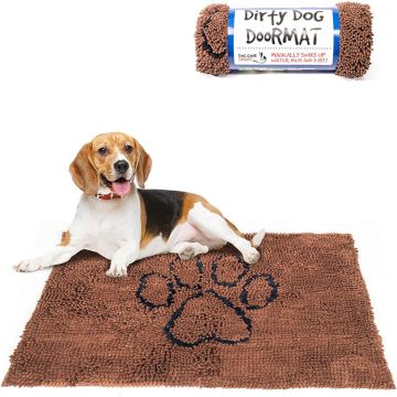Dog Gone Smart Dirty Dog Doormat, Brown