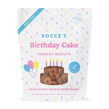 Bocce's Birthday Cake Biscuits