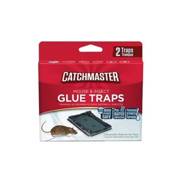 Catchmaster Mouse Sized Glue Traps, 2 Pack