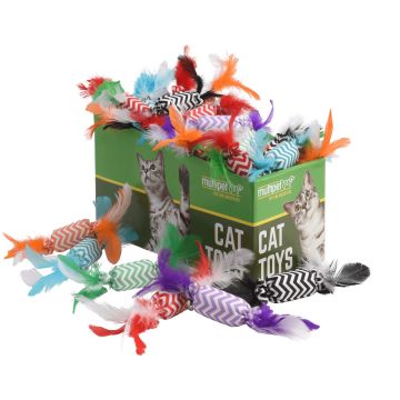 Multipet Candy Crackle with Feathers Cat Toy, 1 toy