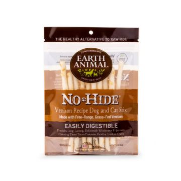 Earth Animal No-Hide Venison STIX, 10 Pack
