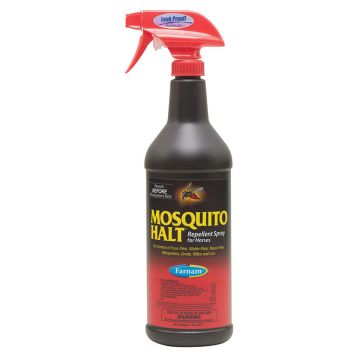 FARNAM Mosquito Halt Mosquito Repellent Spray, Liquid, 32 oz Bottle 