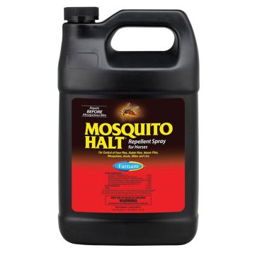 FARNAM Mosquito Halt Repellent Spray for Horses, 1 gal