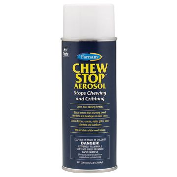 FARNAM No Chew Chewing/Cribbing Deterrent Spray for Horses, 32 oz.
