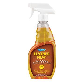 FARNAM Leather New Horse Polishing Soap with Sprayer, 16 oz
