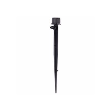 Raindrip Adjustable Flow Bubbler, Full-Circle Pattern, 8 Streamw, 1/4-In. Barbed Inlet on 5 in. Stake