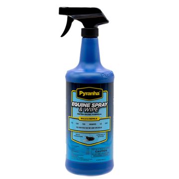 Pyranha Equine Spray & Wipe Water Based 32 oz