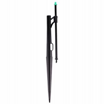 Raindrip Winged Jet Assembly, Quarter-Circle Pattern, Fan Spray, with 1/4 in. Barbed Inlet on 13 in. Stake with Adjustable Riser
