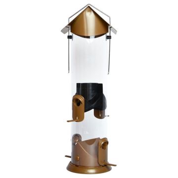 Nature's Way Metal Wide Deluxe Easy Clean Tube Feeder 2.8 qt
