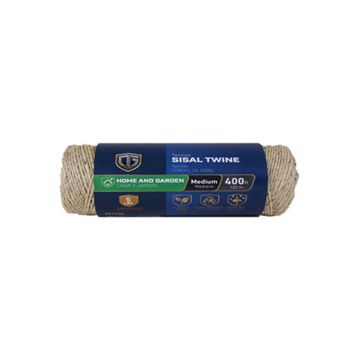 Sisal Twine, Twisted, 1-Ply x 400 Ft.
