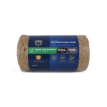 Polypropylene Twine, Brown, 1500 Ft.