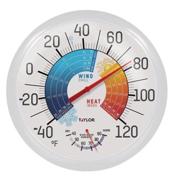 Wind Chill/Heat Index Thermometer & Hygrometer