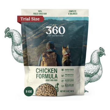 360 Pet Nutrition Chicken Freeze Dried Raw Formula