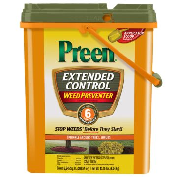 Preen® Extended Control Weed Preventer Granules 13.75lb Pail
