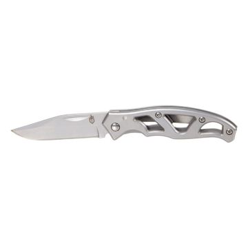 Gerber Paraframe Mini High Carbon Stainless Steel Knife, Silver