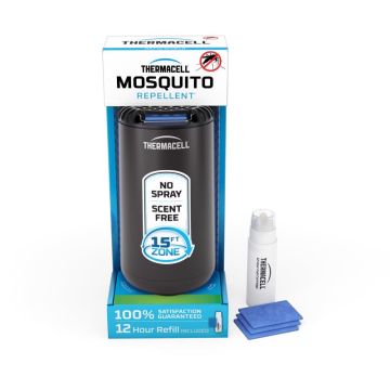 Thermacell Patio Shield Insect Repellent Device For Mosquitoes, Black